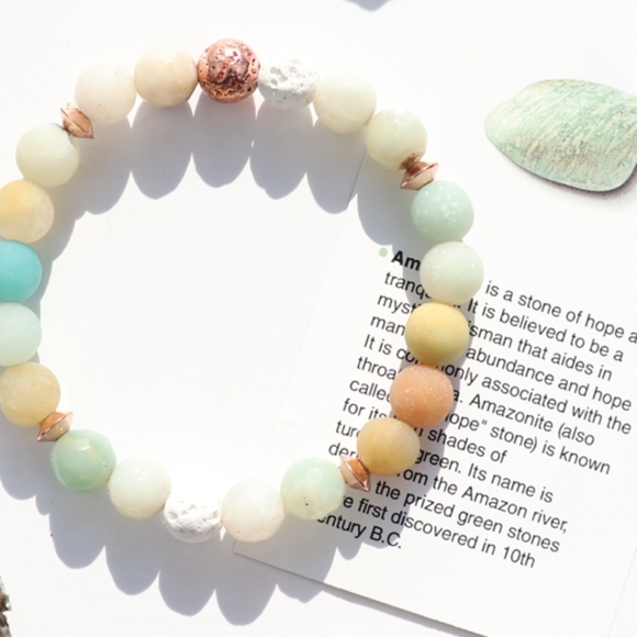Amazonite Tranquility Bracelet - Picture 4 of 4